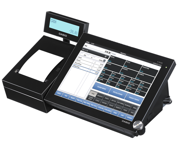 Integrated EPOS solutions for restaurants by CASIO